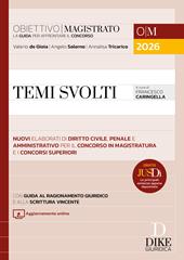 Temi svolti per il concorso in magistratura e i concorsi superiori 2026. Con Aggiornamento online