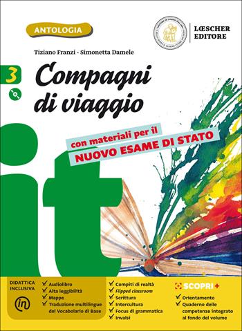 Compagni di viaggio. Con e-book. Con espansione online. Con CD-ROM. Vol. 3 - Tiziano Franzi, Simonetta Damele - Libro Loescher 2017 | Libraccio.it