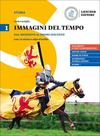 Immagini del tempo. Per il triennio delle Scuole superiori. Con ebook. Con espansione online. Vol. 1: Dal medioevo al primo Seicento-La storia a colpo d'occhio - Carlo Cartiglia - Libro Loescher 2017 | Libraccio.it