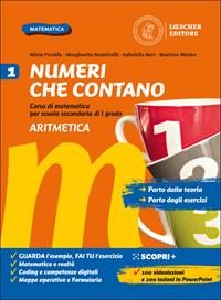 Numeri che contano. Corso di matematica per la scuola secondaria di primo grado. Con Tavole e formule. Con e-book. Con espansione online. Vol. 1: Aritmetica e Geometria - Silvia Vivalda, Margherita Monticelli, Gabriella Bori - Libro Loescher 2020 | Libraccio.it