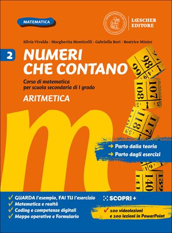 Numeri che contano. Corso di matematica per la scuola secondaria di primo grado. Con e-book. Con espansione online. Vol. 2: Aritmetica e Geometria - Silvia Vivalda, Margherita Monticelli, Gabriella Bori - Libro Loescher 2020 | Libraccio.it