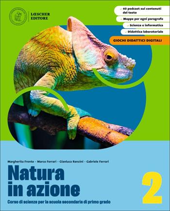 Natura in azione. Per la Scuola media. Vol. 2 - Margherita Fronte, Marco Ferrari, Gianluca Ranzini - Libro Loescher 2026 | Libraccio.it