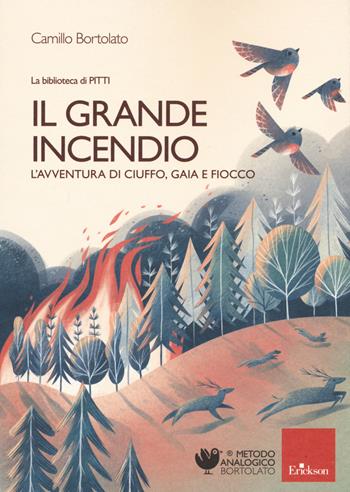 Il grande incendio. L'avventura di Ciuffo, Gaia e Fiocco - Camillo Bortolato - Libro Erickson 2021, La biblioteca di Pitti | Libraccio.it