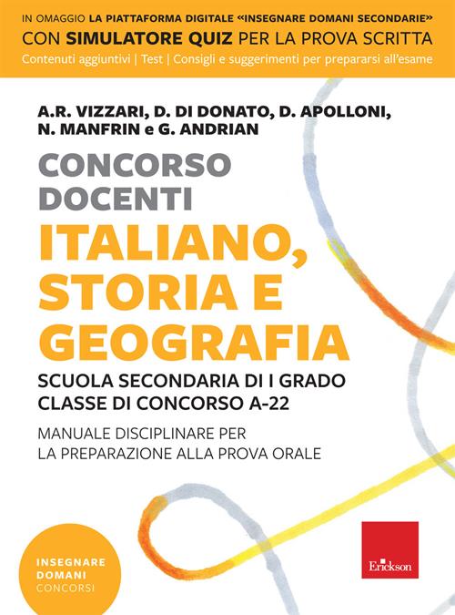 Concorso docenti. Italiano, storia, geografia. Scuola secondaria