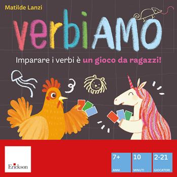 Verbiamo. Imparare i verbi è un gioco da ragazzi! - Matilde Lanzi - Libro Erickson 2024, Giochi educativi | Libraccio.it