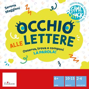 Occhio alle lettere. Osserva, trova e componi la parola! - Serena Maggioni - Libro Erickson 2024, Giochi educativi | Libraccio.it