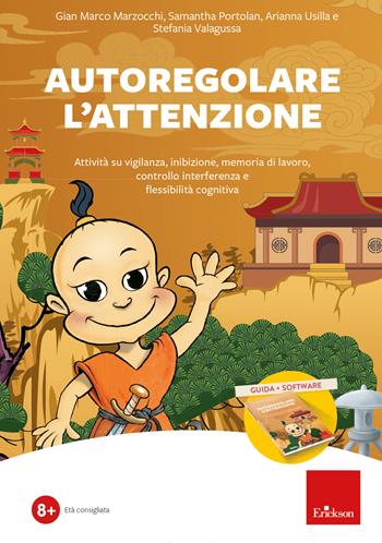 Autoregolare l'attenzione. Attività su vigilanza, inibizione, memoria di lavoro, controllo interferenza e flessibilità cognitiva. Nuova ediz. Con software - Gian Marco Marzocchi, Samantha Portolan, Arianna Usilla - Libro Erickson 2024, Software didattico | Libraccio.it