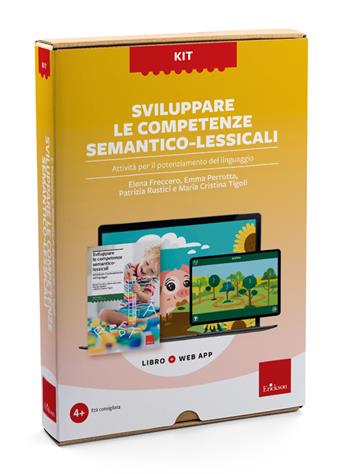 Sviluppare le competenze semantico-lessicali. Attività per il potenziamento del linguaggio. Kit. Con web app - Elena Freccero, Emma Perrotta, Patrizia Rustici - Libro Erickson 2024, Software didattico | Libraccio.it