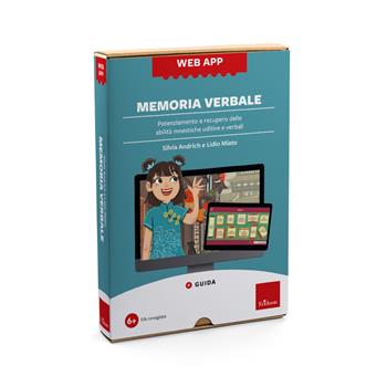 Web app Memoria verbale. Potenziamento e recupero delle abilità mnestiche uditive e verbali. Con Web app - Silvia Andrich Miato, Lidio Miato - Libro Erickson 2026, Software | Libraccio.it