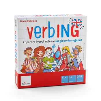 Verbing. Imparare i verbi inglesi... è un gioco da ragazzi! Con Prodotti vari - Giulia Imbriaco - Libro Erickson 2026, Giochi educativi | Libraccio.it
