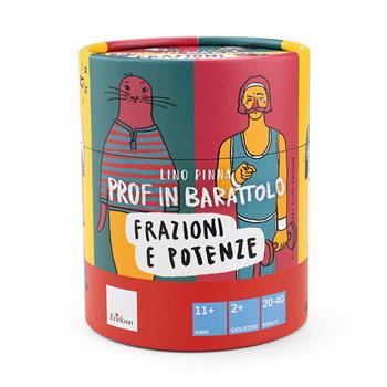 Prof in barattolo. Frazioni e potenze. Con clessidra. Con dado - Lino Pinna - Libro Erickson 2026, Giochi educativi | Libraccio.it