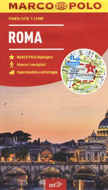 Roma 1:12.000  - Libro Marco Polo 2019, Piante di città Marco Polo | Libraccio.it
