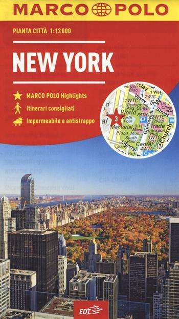 New York 1:12.000  - Libro Marco Polo 2019, Piante di città Marco Polo | Libraccio.it