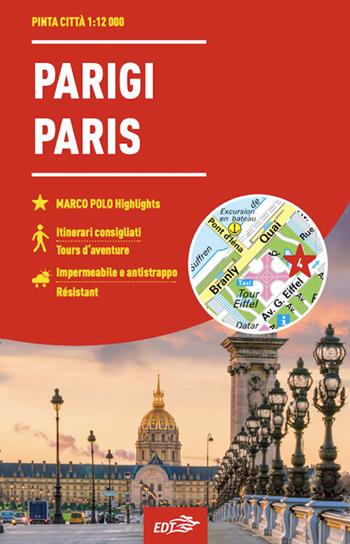 Parigi 1:12.000  - Libro Marco Polo 2024, Piante di città Marco Polo | Libraccio.it