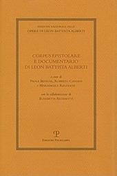 Corpus epistolare e documentario di Leon Battista Alberti