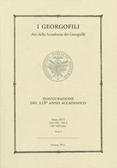 I Georgofili. Atti della Accademia dei Georgofili. Vol. 8\1
