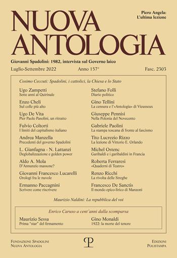 Nuova antologia (2022). Vol. 3: Luglio-settembre.  - Libro Polistampa 2022 | Libraccio.it
