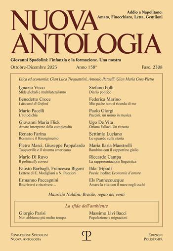 Nuova antologia (2024). Vol. 158: Ottobre-dicembre  - Libro Polistampa 2023, Biblioteca della nuova antologia | Libraccio.it