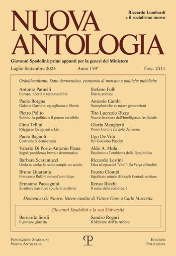 Nuova antologia (2024). Vol. 159: Luglio-settembre  - Libro Polistampa 2024 | Libraccio.it