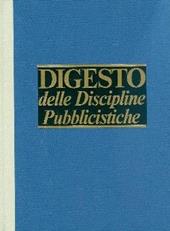 Digesto delle discipline pubblicistiche