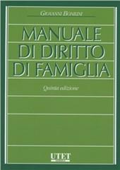 Manuale di diritto di famiglia