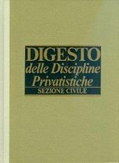 Digesto delle discipline privatistiche. Sezione civile. Aggiornamento. Vol. 6