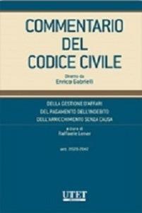 Commentario del codice civile. Della gestione d'affari, del pagamento dell'indebito, dell'arricchimento senza causa (Artt. 2028-2042) - Raffaele Lener - Libro Utet Giuridica 2015 | Libraccio.it