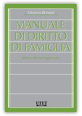 Manuale di diritto di famiglia - Giovanni Bonilini - Libro Utet Giuridica 2016 | Libraccio.it
