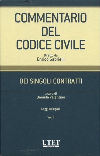 Commentario del Codice civile. Dei singoli contratti. Vol. 2  - Libro Utet Giuridica 2016 | Libraccio.it