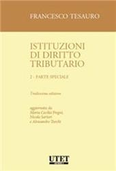 Istituzioni di diritto tributario. Vol. 2: Parte speciale