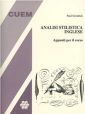 Analisi stilistica inglese