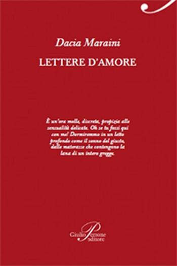 Lettere d'amore. Con CD Audio - Dacia Maraini - Libro Perrone 2012 | Libraccio.it