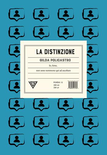 La distinzione - Gilda Policastro - Libro Perrone 2023, Poiesis | Libraccio.it