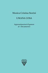 Umana cosa. Approssimazioni di genere al «Decameron»