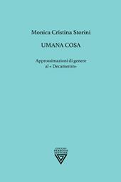 Umana cosa. Approssimazioni di genere al «Decameron»