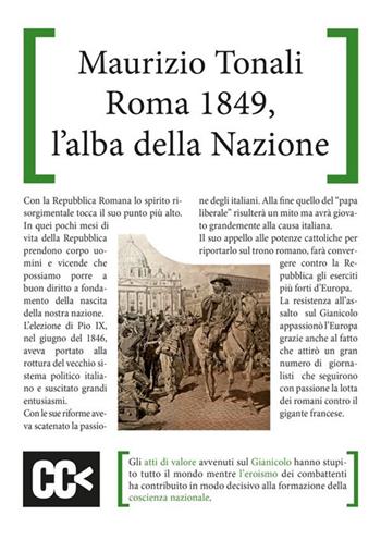 Roma 1849, l'alba della nazione - Maurizio Tonali - Libro Edizioni della Meridiana 2022, Scrittura e storia | Libraccio.it