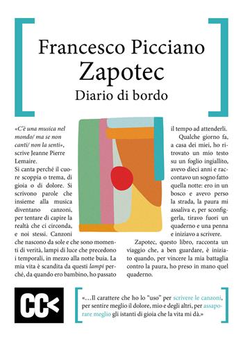 Zapotec. Diario di bordo - Francesco Picciano - Libro CartaCanta 2025, Scripta manent | Libraccio.it