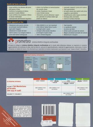 Il nuovo Letteratura storia immaginario. Con espansione online. Vol. 3: Dal manierismo all'Arcadia (dal 1545 al 1748). - Romano Luperini, Pietro Cataldi, Lidia Marchiani - Libro Palumbo 2012 | Libraccio.it
