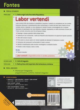 Labor vertendi-Webook. Metodo e materiali per la traduzione dal latino. Per la Scuola superiore - Mario Casertano, Marina Buttari - Libro Palumbo 2013 | Libraccio.it