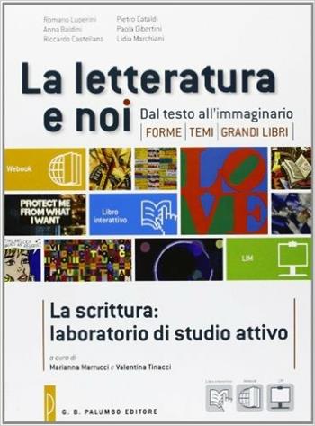 La letteratura e noi. La scrittura: laboratorio di studio attivo. Per le Scuole superiori - Romano Luperini, Anna Baldini, Riccardo Castellana - Libro Palumbo 2013 | Libraccio.it