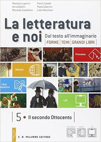 La letteratura e noi. Vol. 5-6: Il secondo Ottocento. Dal Novecento ad oggi. Per la 5ª classe delle Scuole superiori - Romano Luperini, Pietro Cataldi, Anna Baldini - Libro Palumbo 2014 | Libraccio.it