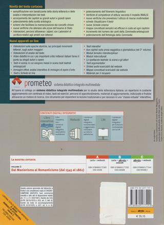 Il nuovo. Manuale di letteratura. Per le Scuole superiori. Vol. 2: Dal manierismo al romanticismo (dal 1545 al 1861) - Romano Luperini, Pietro Cataldi, Lidia Marchiani - Libro Palumbo 2013 | Libraccio.it