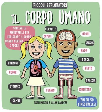 Il corpo umano. Piccoli espoloratori. Ediz. illustrata - Ruth Martin, Allan Sanders - Libro IdeeAli 2015 | Libraccio.it