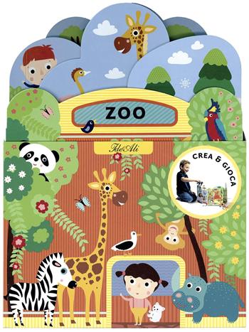 Zoo. Crea & gioca. Ediz. illustrata  - Libro IdeeAli 2015 | Libraccio.it