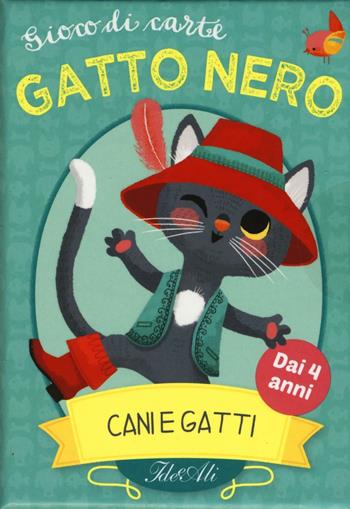 Cani e gatti. Gatto nero. Gioco di carte - Miriam Bos - Libro IdeeAli 2017, Libri gioco | Libraccio.it