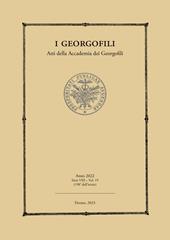 I Georgofili. Atti della Accademia dei Georgofili (2022). Vol. 19