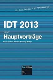 IDT 2013. Hauptvorträge