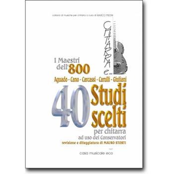 40 studi scelti per chitarra - Mauro Storti - Libro Casa Musicale Eco 2019 | Libraccio.it
