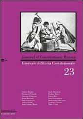 Giornale di storia costituzionale. Ediz. italiana e inglese. Vol. 23