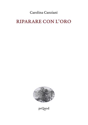 Riparare con l'oro - Carolina Canziani - Libro Pequod 2020, Quai de boompjes | Libraccio.it